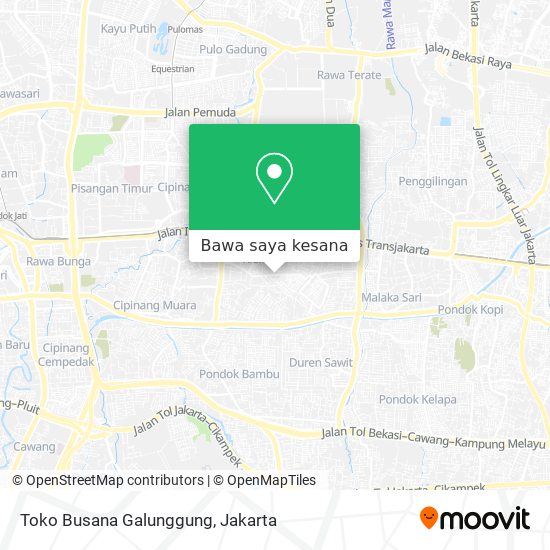 Peta Toko Busana Galunggung