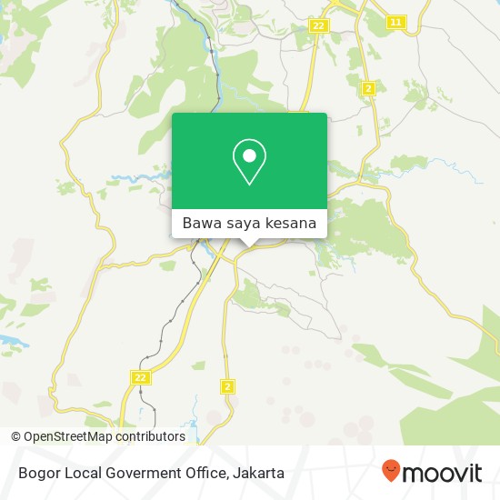 Peta Bogor Local Goverment Office