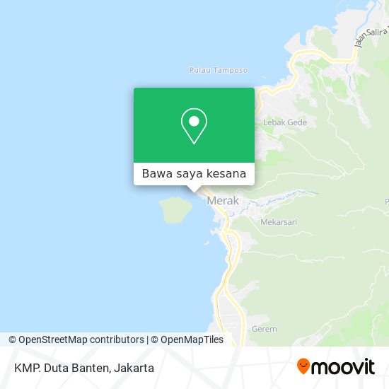 Peta KMP. Duta Banten