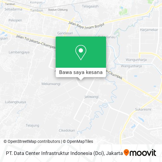 Peta PT. Data Center Infrastruktur Indonesia (Dci)