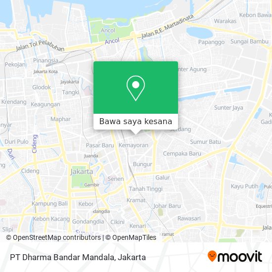 Peta PT Dharma Bandar Mandala