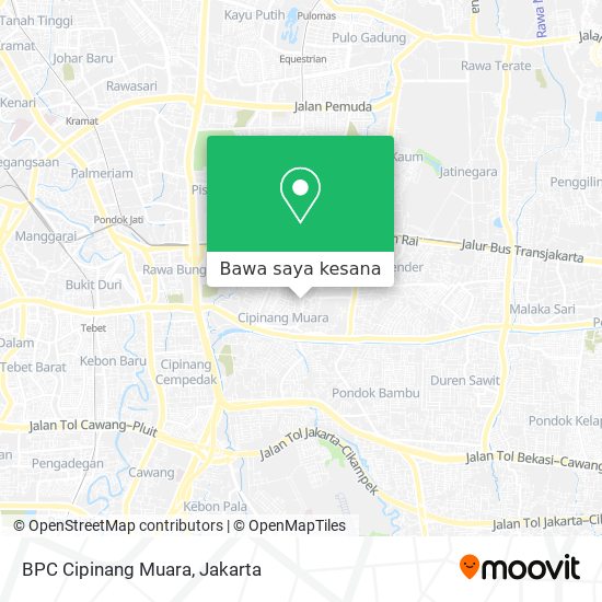 Peta BPC Cipinang Muara