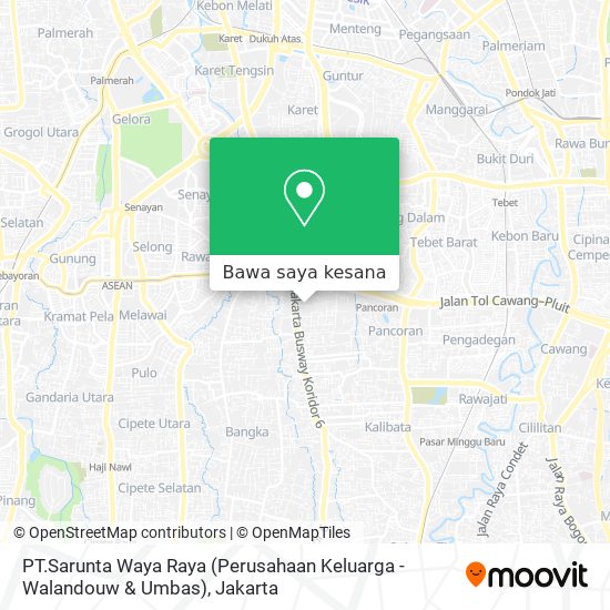 Peta PT.Sarunta Waya Raya (Perusahaan Keluarga - Walandouw & Umbas)