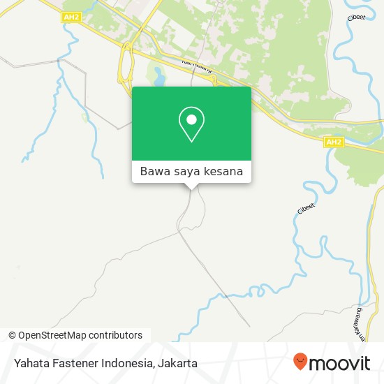 Peta Yahata Fastener Indonesia