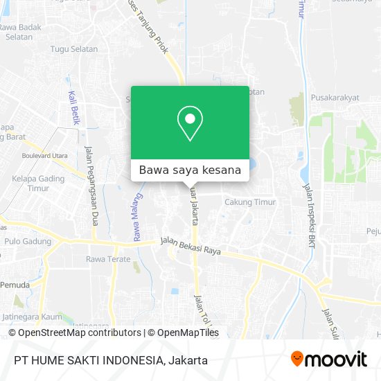 Peta PT HUME SAKTI INDONESIA