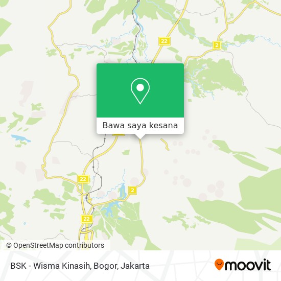 Peta BSK - Wisma Kinasih, Bogor