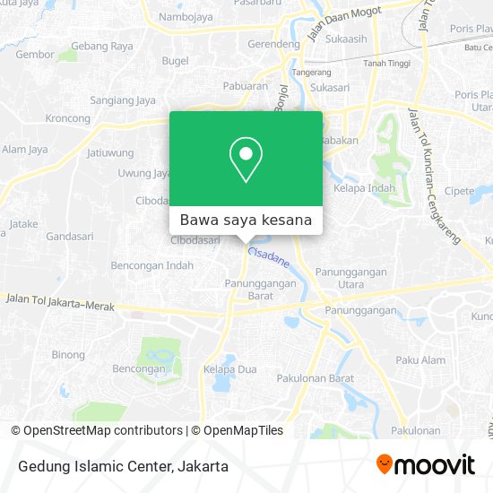 Peta Gedung Islamic Center
