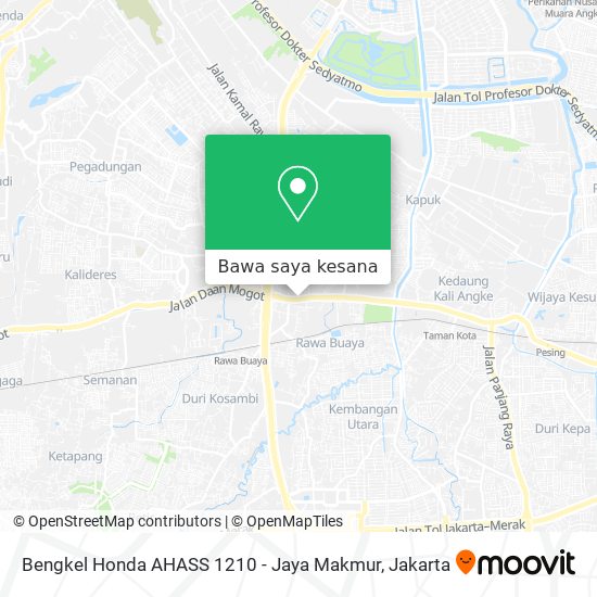 Peta Bengkel Honda AHASS 1210 - Jaya Makmur