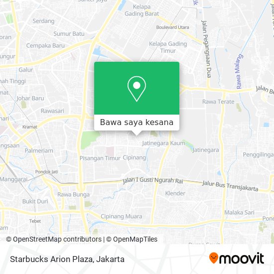 Peta Starbucks Arion Plaza