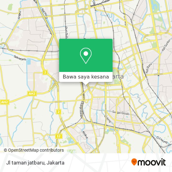Peta Jl taman jatbaru