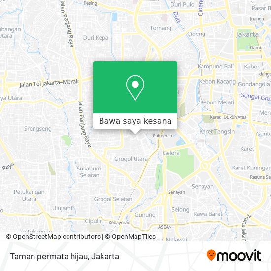 Peta Taman permata hijau