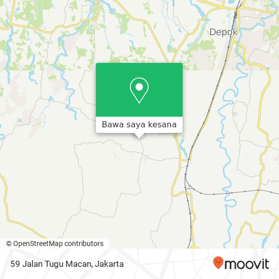 Peta 59 Jalan Tugu Macan