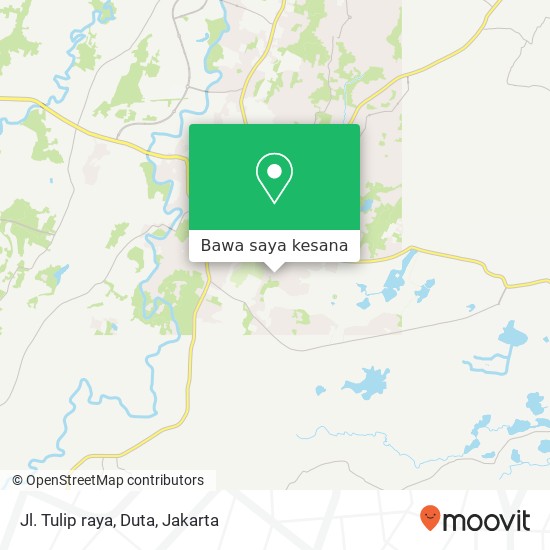 Peta Jl. Tulip raya, Duta