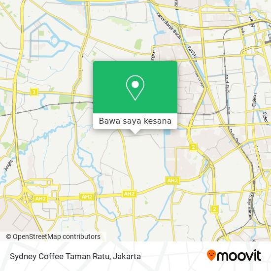 Peta Sydney Coffee Taman Ratu