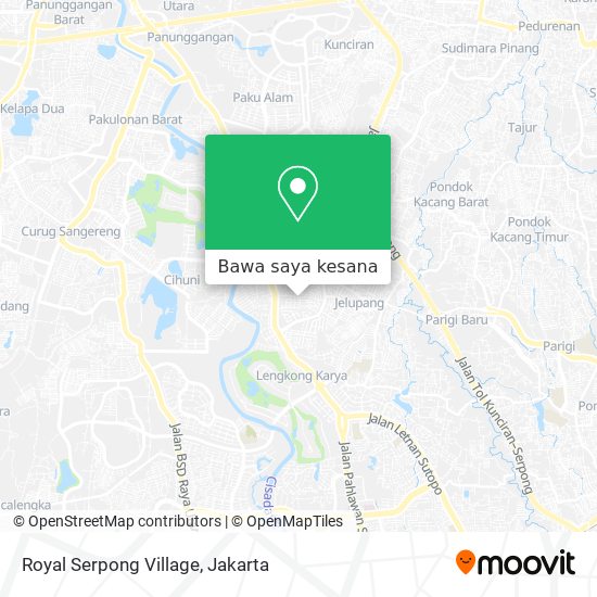 Peta Royal Serpong Village