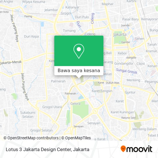 Peta Lotus 3 Jakarta Design Center