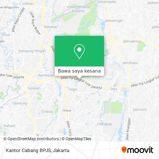 Peta Kantor Cabang BPJS