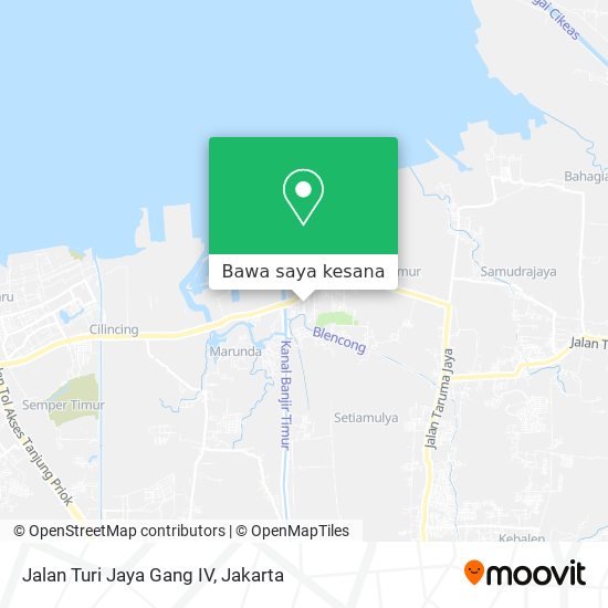 Peta Jalan Turi Jaya Gang IV