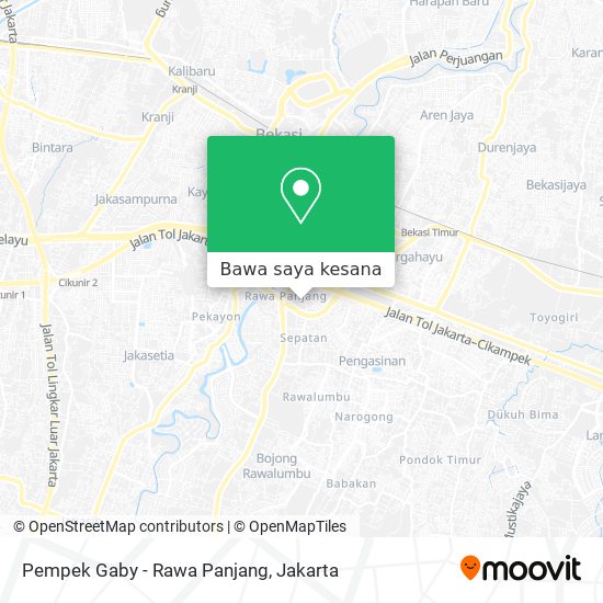 Peta Pempek Gaby - Rawa Panjang