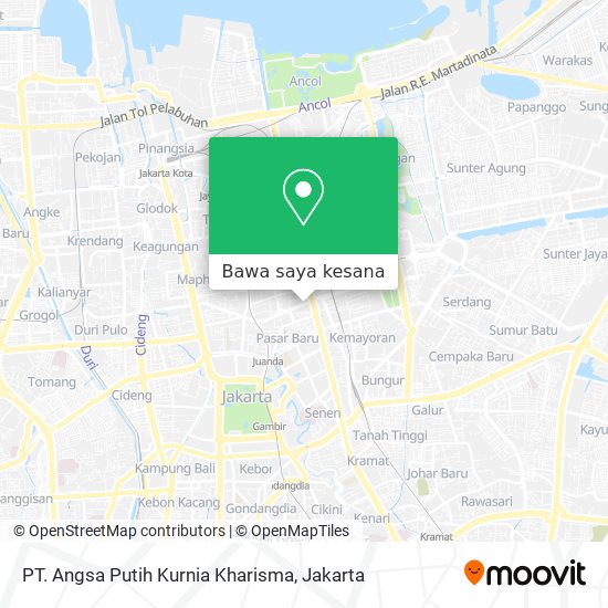 Peta PT. Angsa Putih Kurnia Kharisma