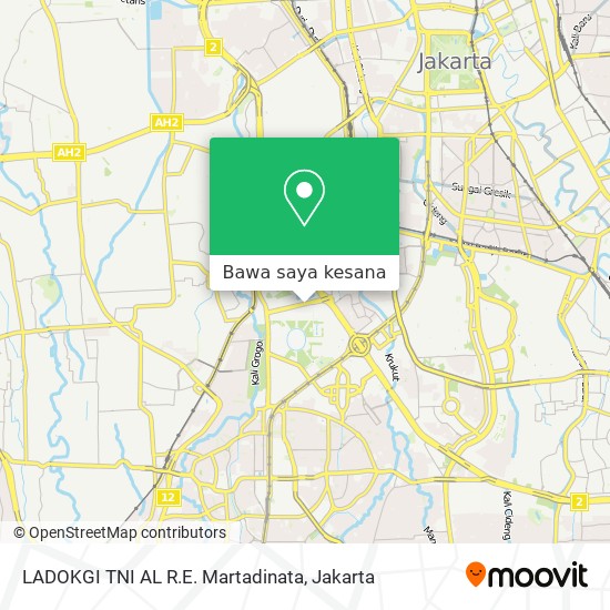 Peta LADOKGI TNI AL R.E. Martadinata