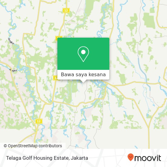 Peta Telaga Golf Housing Estate