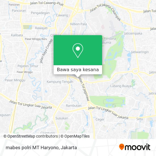 Peta mabes polri MT Haryono