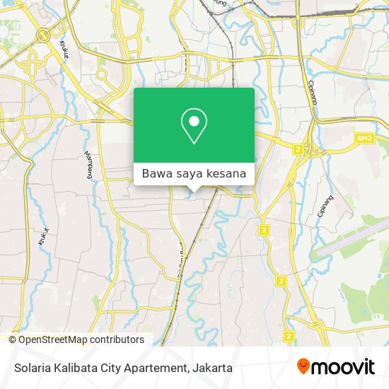 Peta Solaria Kalibata City Apartement