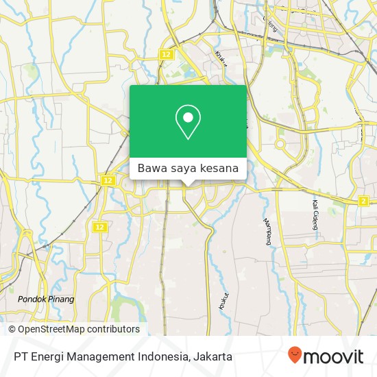 Peta PT Energi Management Indonesia