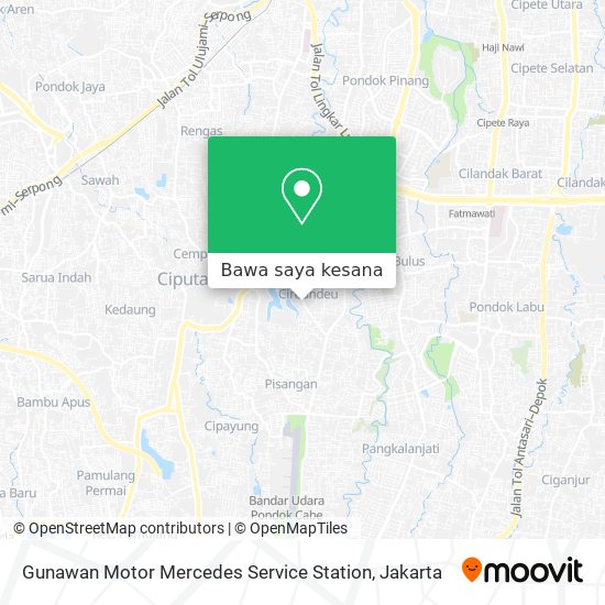 Peta Gunawan Motor Mercedes Service Station