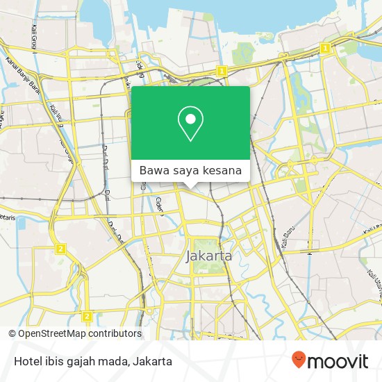 Peta Hotel ibis gajah mada