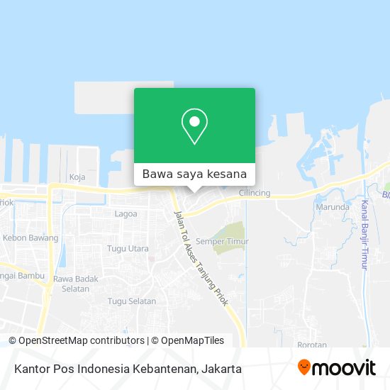 Peta Kantor Pos Indonesia  Kebantenan