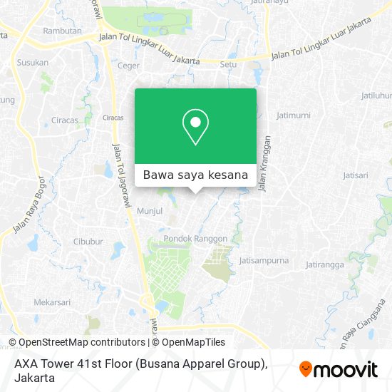 Peta AXA Tower 41st Floor (Busana Apparel Group)