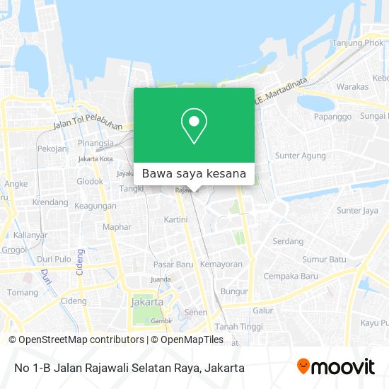Peta No 1-B Jalan Rajawali Selatan Raya