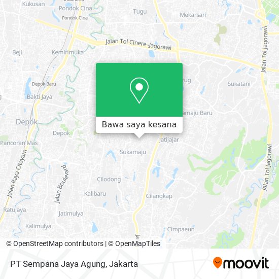 Peta PT Sempana Jaya Agung