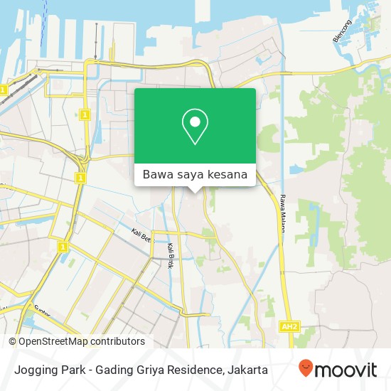 Peta Jogging Park - Gading Griya Residence