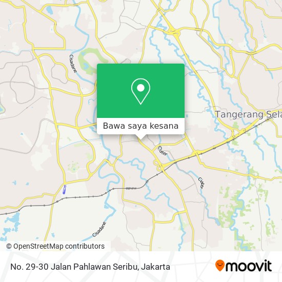 Peta No. 29-30 Jalan Pahlawan Seribu