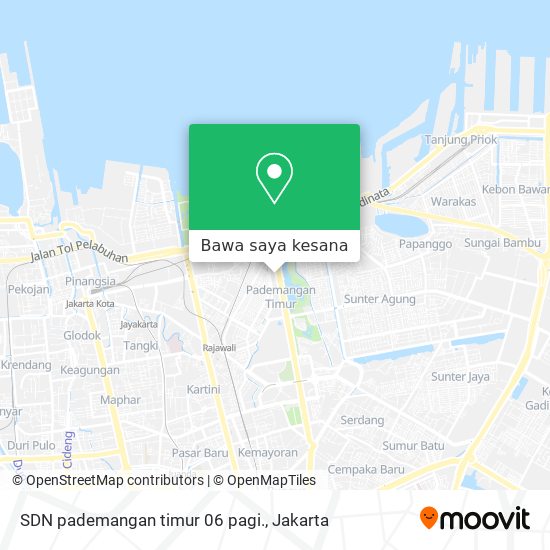 Peta SDN pademangan timur 06 pagi.