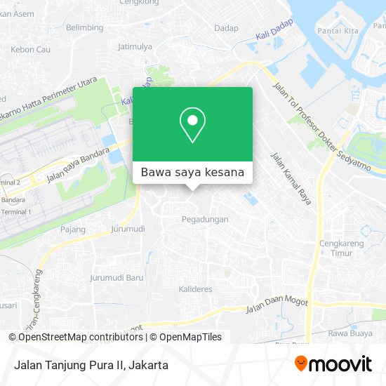 Peta Jalan Tanjung Pura II