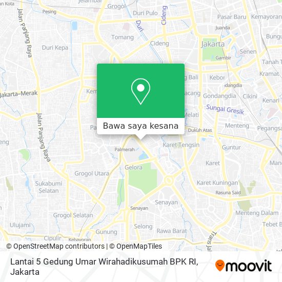 Peta Lantai 5 Gedung Umar Wirahadikusumah BPK RI