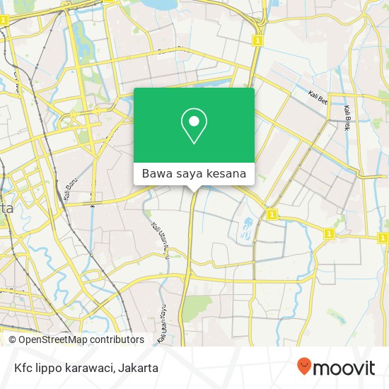 Peta Kfc lippo karawaci