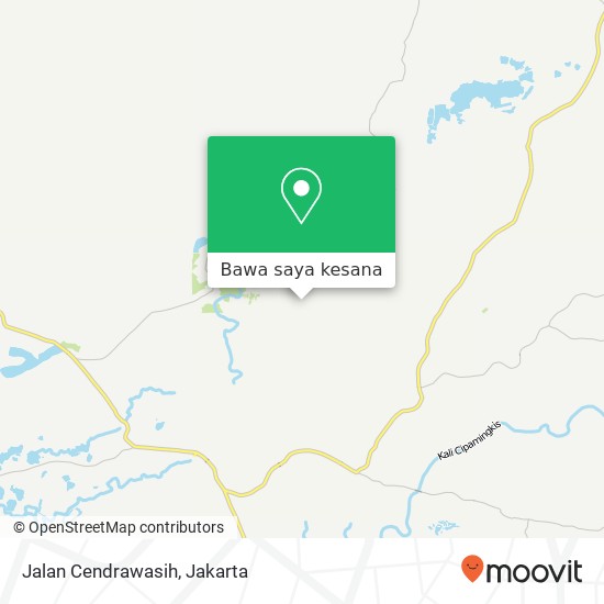 Peta Jalan Cendrawasih