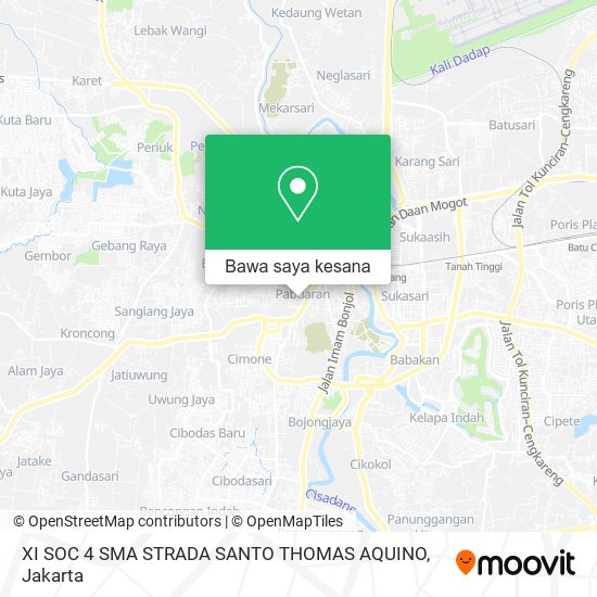 Peta XI SOC 4 SMA STRADA SANTO THOMAS AQUINO