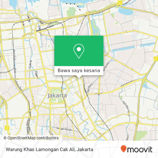 Peta Warung Khas Lamongan Cak Ali