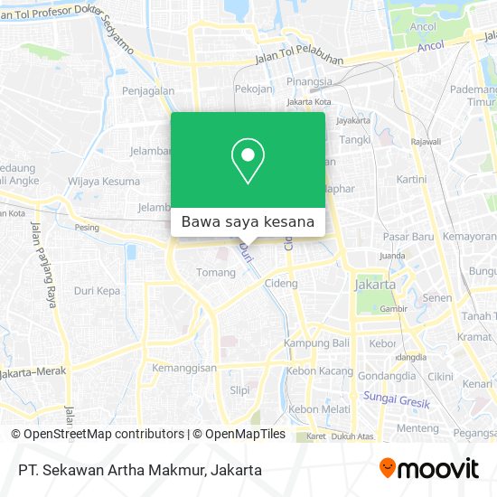 Peta PT. Sekawan Artha Makmur