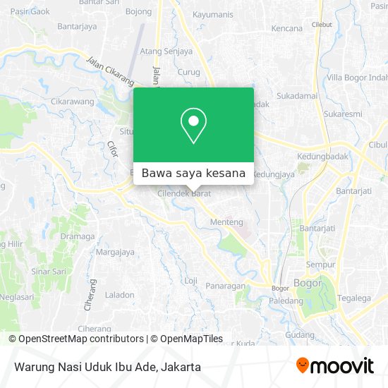 Peta Warung Nasi Uduk Ibu Ade