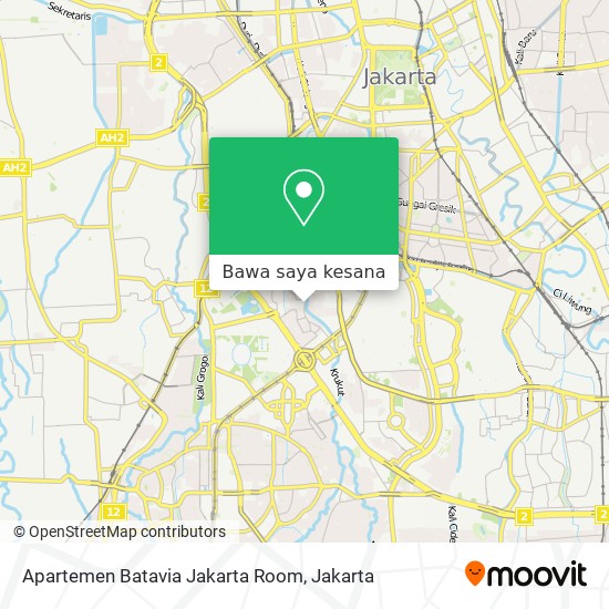 Peta Apartemen Batavia Jakarta Room