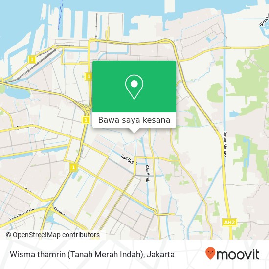 Peta Wisma thamrin (Tanah Merah Indah)