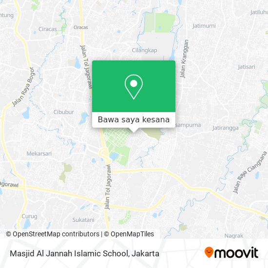 Peta Masjid Al Jannah Islamic School