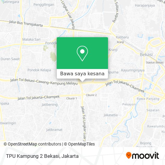 Peta TPU Kampung 2 Bekasi
